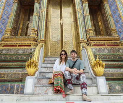 Teresita Guzmán y Patricio Briones