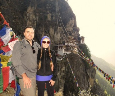 Perla Valdés y Fabián Medel